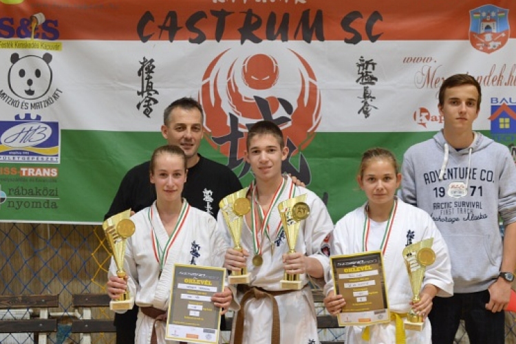 Európa Bajnokságra készülnek a Castrum SC karatésai