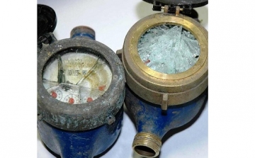 Már 200 vízmérő fagyott el a Pannon-Víz szolgáltatási területén