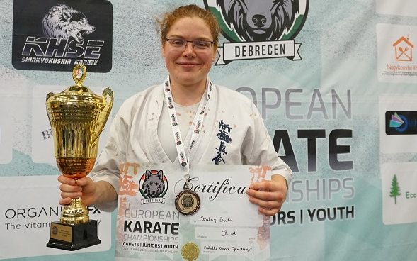 Világbajnoki kvótát ér a Castrum karatékájának Európa bajnoki bronzérme
