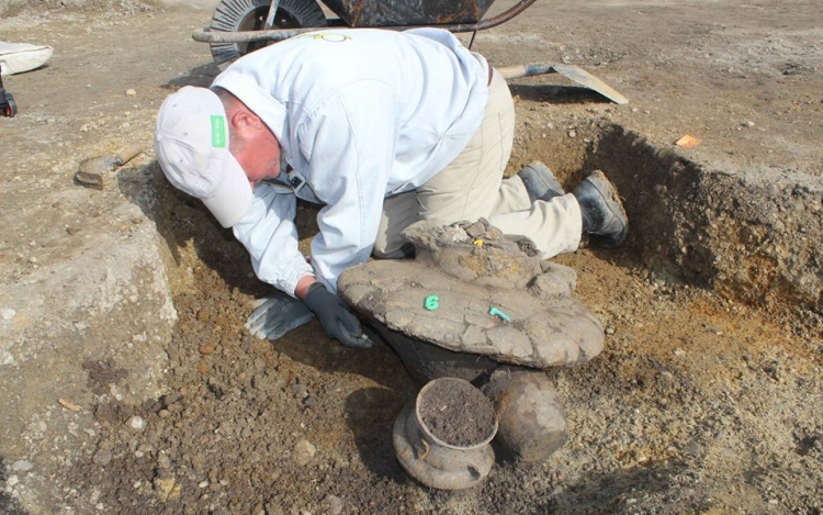 Szenzációs régészeti lelőhelyre bukkantak Farád mellett