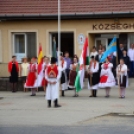 Hagyományos búcsúval egybekötött falunap Szanyban. (Zászlófelvonás, szentmise és világi búcsú megnyitása)