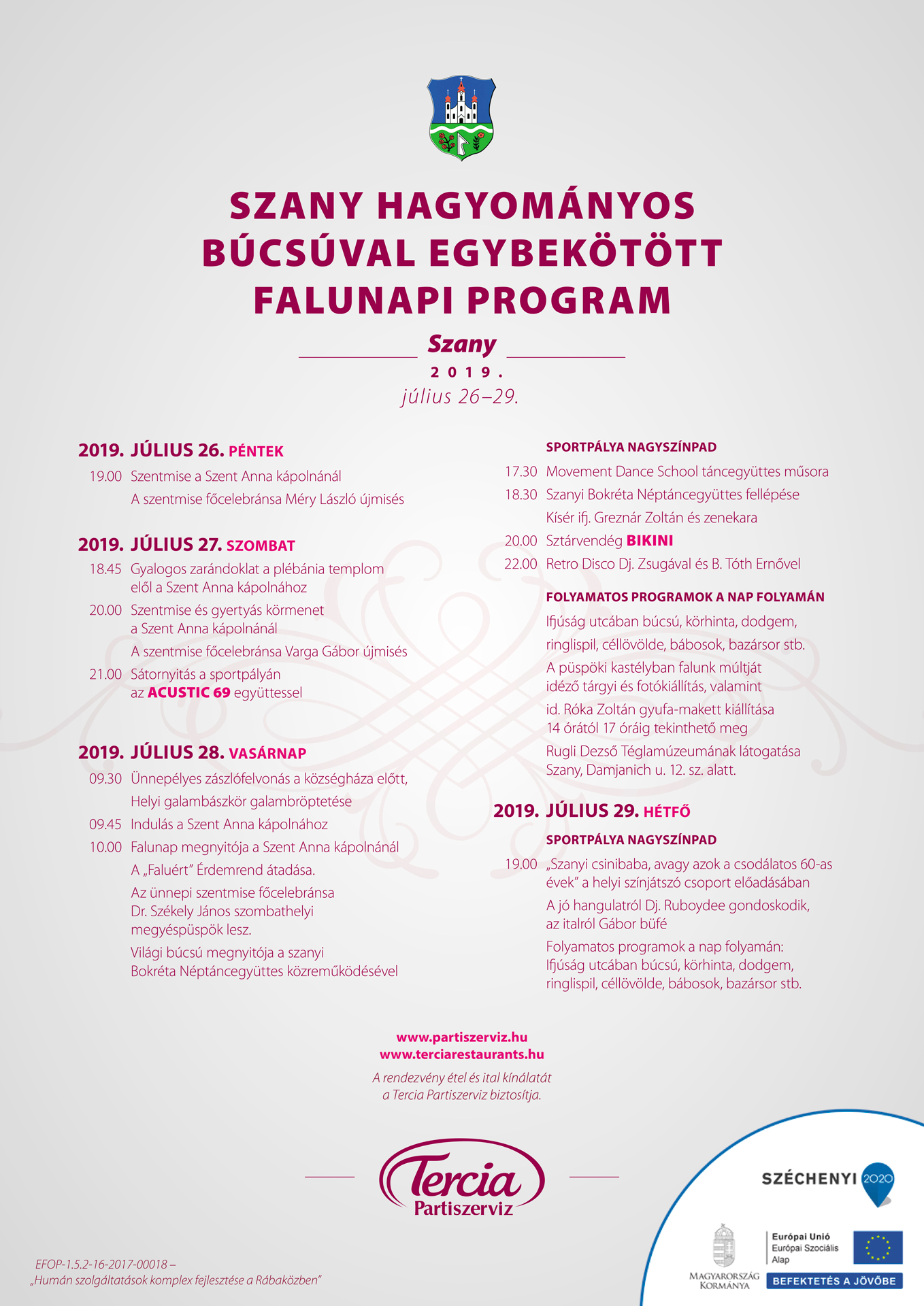 Szombathely Programok 2019 Július