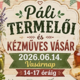 Páli termelői és kézműves vásár