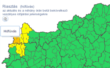 Riasztás: hófúvás és ónos eső a kapuvári és csornai térségben