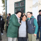 Őszi mulatság Szanyban a kastély udvarán.