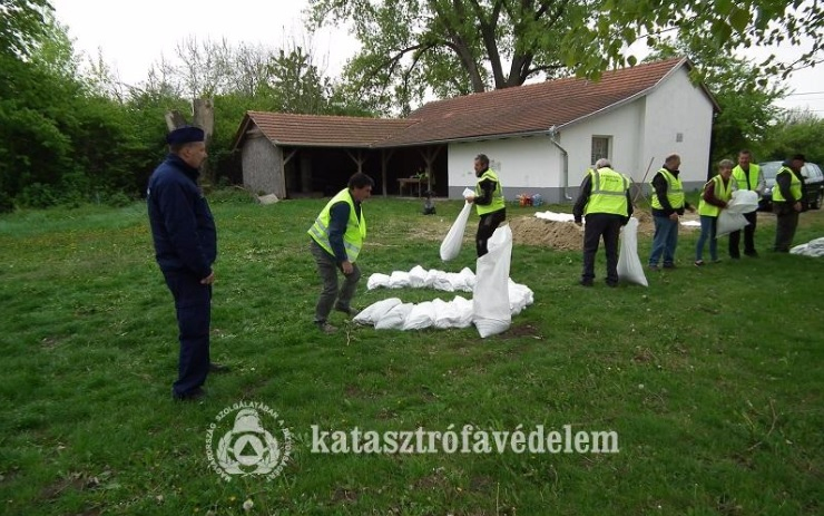 Polgári védelmi gyakorlatot tartottak Szilsárkányban