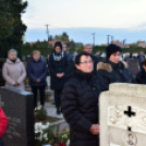 Mindenszenteki szentmise  a szanyi Dózsa Gy. utcai temetőben.