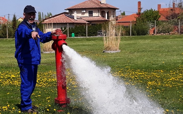 Kapuváron és térségében öblíti az ivóvízhálózatot a Pannon-Víz