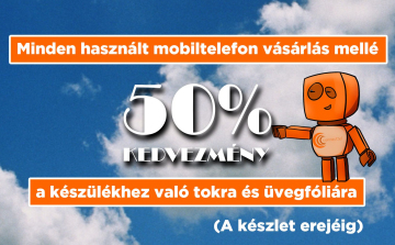 Használt telefon mellé tok és üvegfólia féláron!