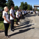 Ballagás és szentmise a Szany iskolában és templomban.