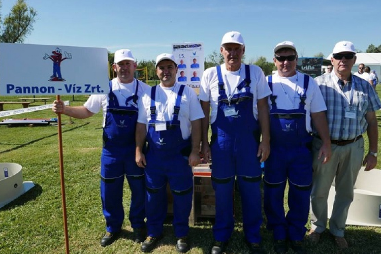 Kapuvári Pannon-Víz dolgozók az országos versenyen