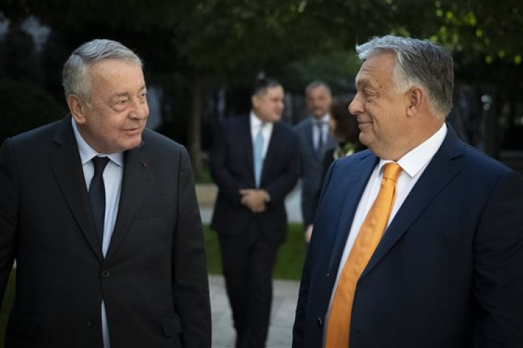 Orbán Viktor a francia Veolia vállalat vezetőjével tárgyalt