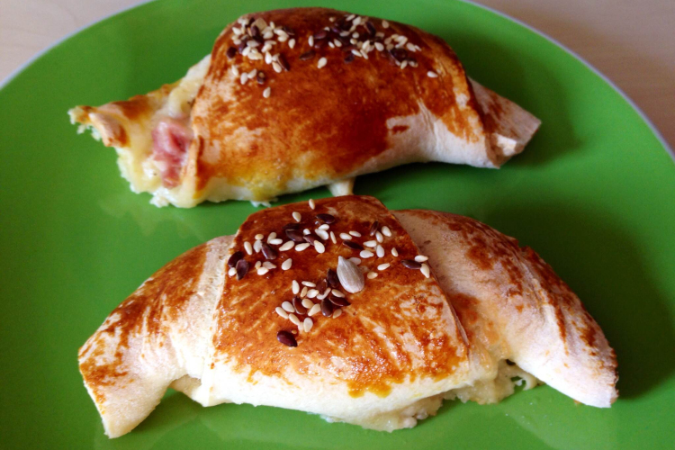Sonkás kifli Nutri free Mix per Pane lisztből