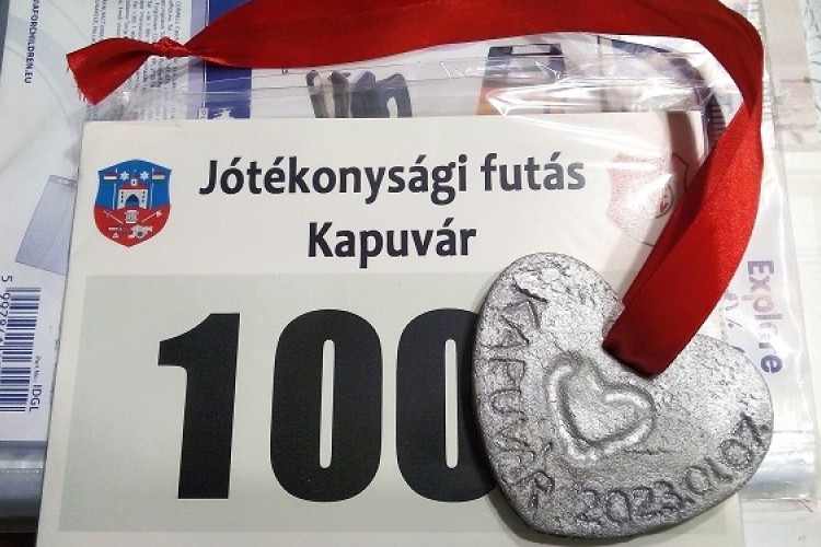 Újévi jótékonysági futás Kapuváron