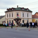 Megemlkékezés Szanyban a Kárpát- Haza- Emlékműnél a trianoni békediktátum 100. évfordulója alkalmából.