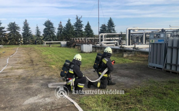 Vészhelyzet elhárítás a gázfogadó állomáson