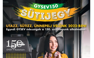 Utazz és sütizz a GYSEV-vel 2022-ben!