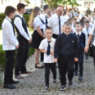Ballagás és szentmise a Szany iskolában és templomban.