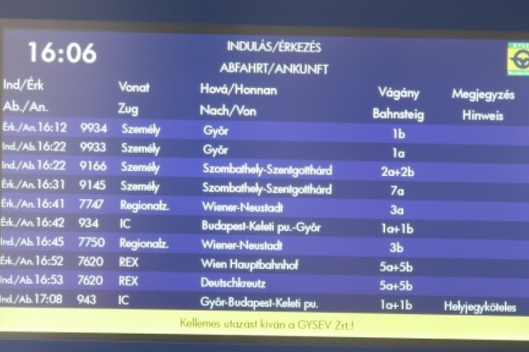 Vasárnaptól jelentősen változik a vonatok menetrendje