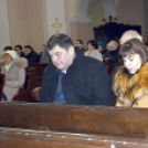 Jubiláló házaspárok ünnepi szentmiséje Szanyban.