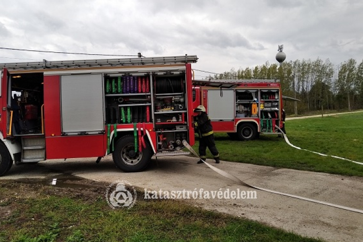 Védelmi gyakorlatot tartottak Mihályiban