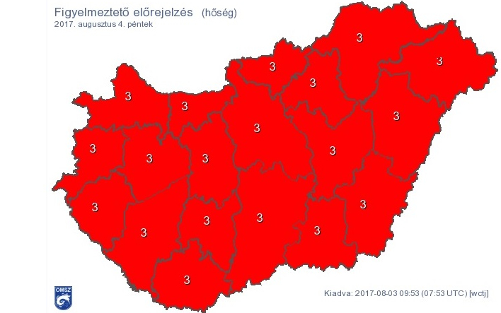 Ilyent még nem láttunk, legmagasabb fokú figyelmeztetés az egész országra