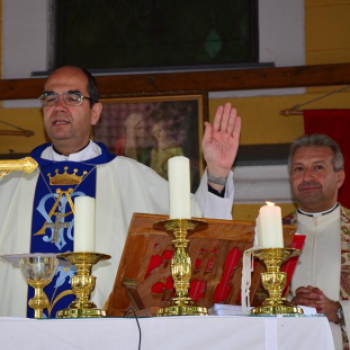 Szany, búcsú délelőtt a Szent Anna kápolnánál