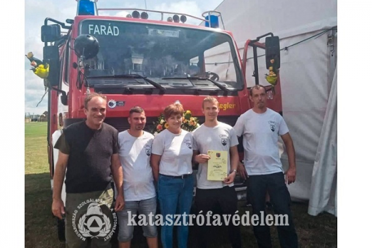 Új fecskendő segíti a farádi önkéntes tűzoltók munkáját
