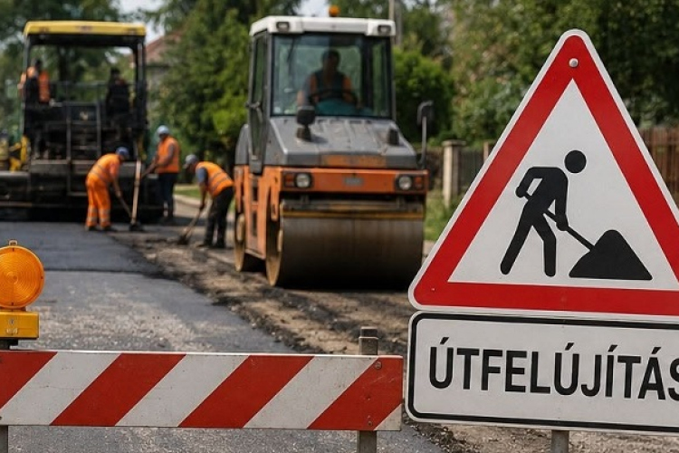Útlezárás útépítések miatt Farádon