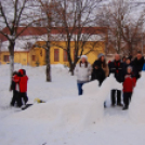 Hószobor építés Petőházán