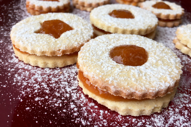 Lekváros linzer glutén, tej és cukormentesen, kész lisztkeverék nélkül!