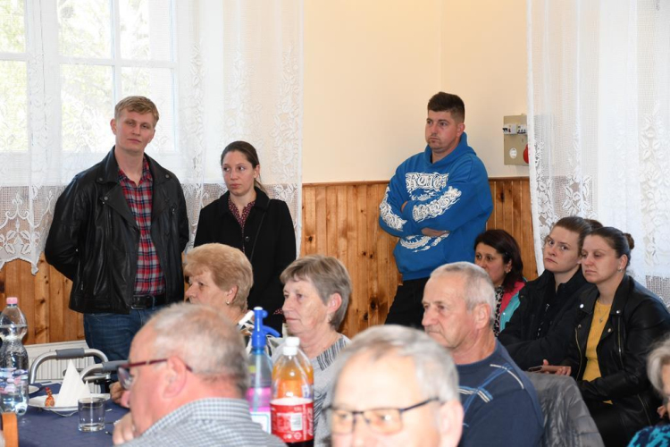 Idősek köszöntése Vág községben.