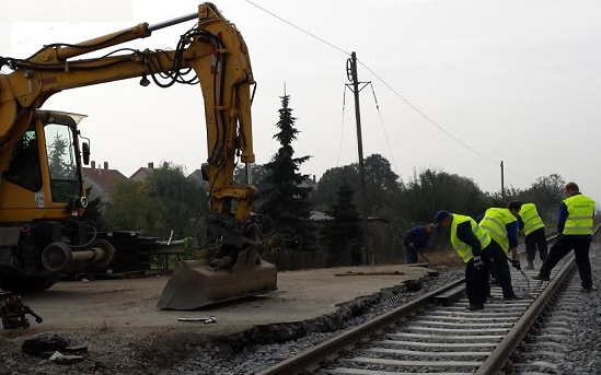 Elterelés vasúti átjáró felújítás miatt Csornán