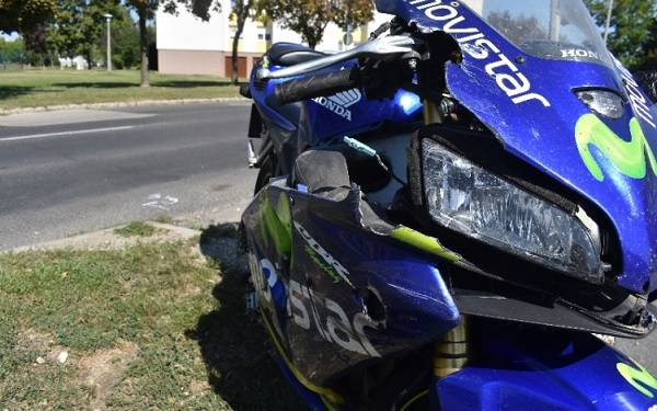 Két motoros baleset is történt tegnap a megyében