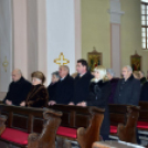 Jubiláló házaspárok ünnepi szentmiséje Szanyban