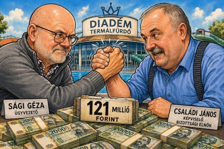 Közpénzben fürdik a csornai termál
