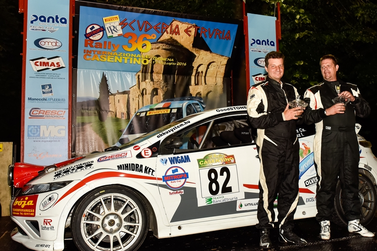 Kategóriagyőzelem a 36. Casentino Rally-n