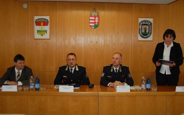 Értékelték az évet a csornai rendőrségen