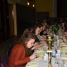Eredményhirdetés és közös vacsora a néptáncosoknál