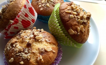 Mandulás muffin citromkrémmel töltve glutén- és laktózmentesen