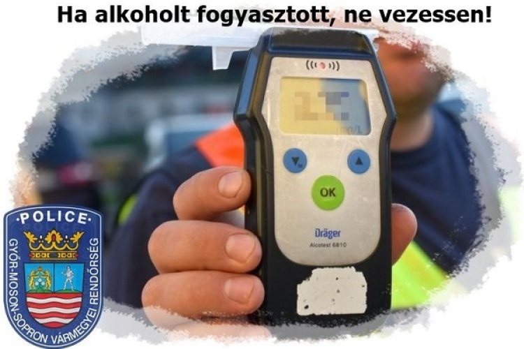 Kapuváron egy férfi két órán belül kétszer bukott le szondázáskor