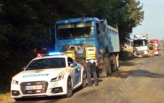 Semmi nem volt rendben a teherautó ellenőrzésekor