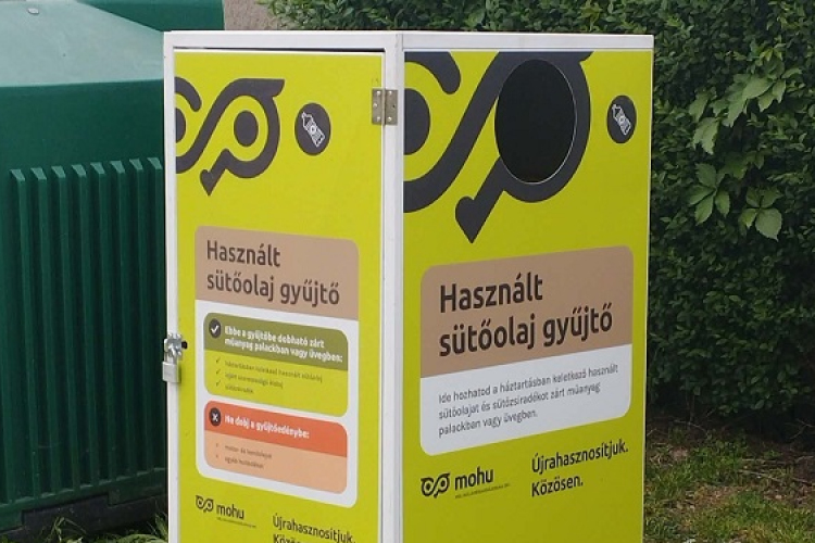 Használt sütőolaj gyűjtőt helyeztek ki Farádon