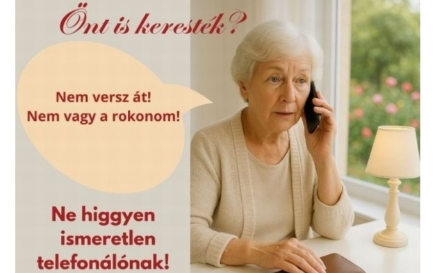 Újra telefonálnak az unokázós csalók