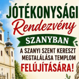 Jótékonysági rendezvény a Szanyi Szent Kereszt Megtalálása templom felújítására