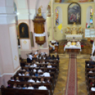 Iskolai évnyitó szentmise (Veni Sancte) a szanyi római katolikus templomban