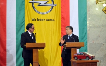 Újabb Opel-beruházás lesz Szentgotthárdon - Orbán szerint példátlan rekord