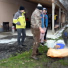 Sertést vágtak a Szany SE. labdarúgói.