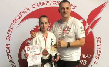 Karate EB bronzérem Wroclavból