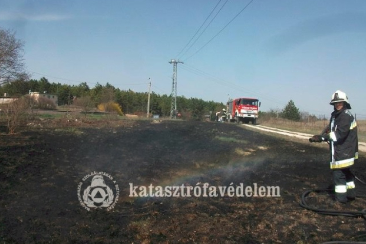 A jó idő beköszöntével emelkedik a szabadtéri tüzek száma